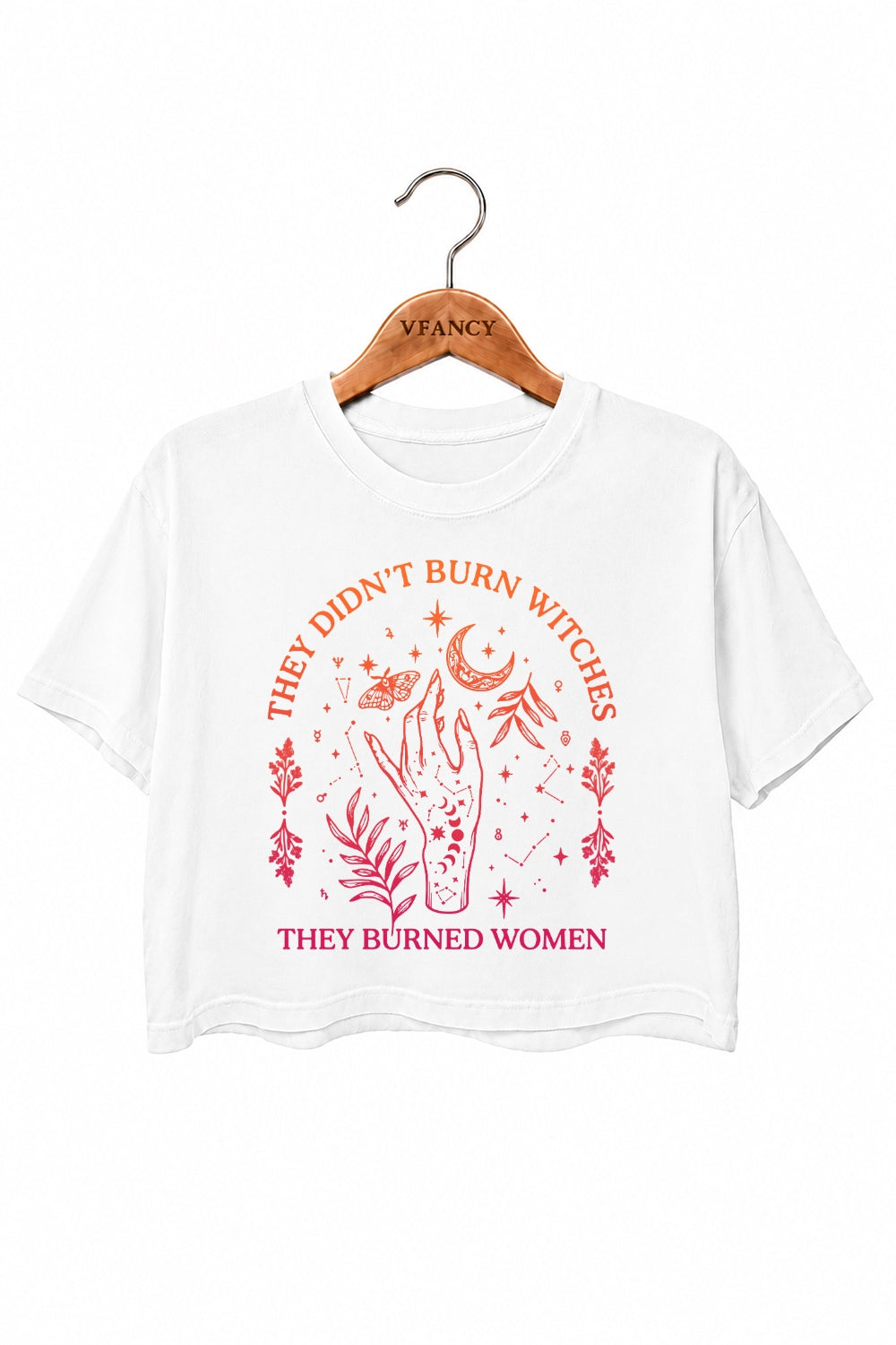 They didn't burn witches moon crop top