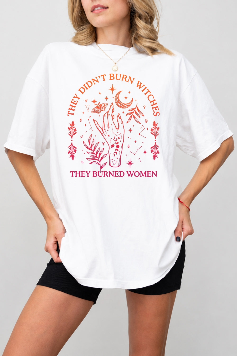 They didn't burn witches moon tee