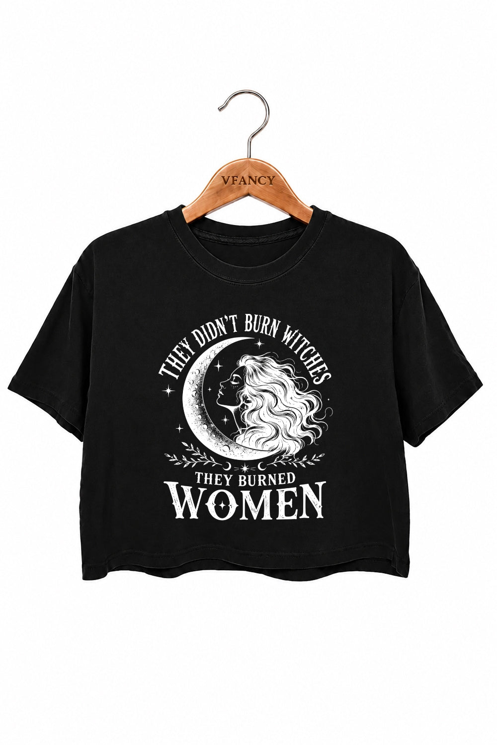 They didn't burn witches moonlight crop top