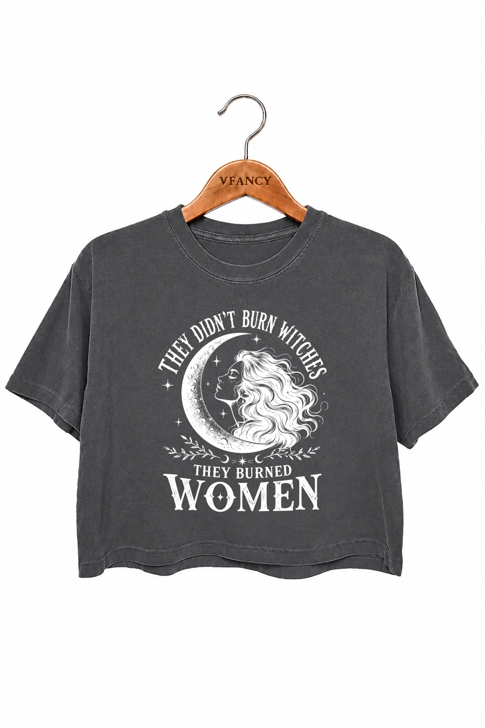 They didn't burn witches moonlight crop top