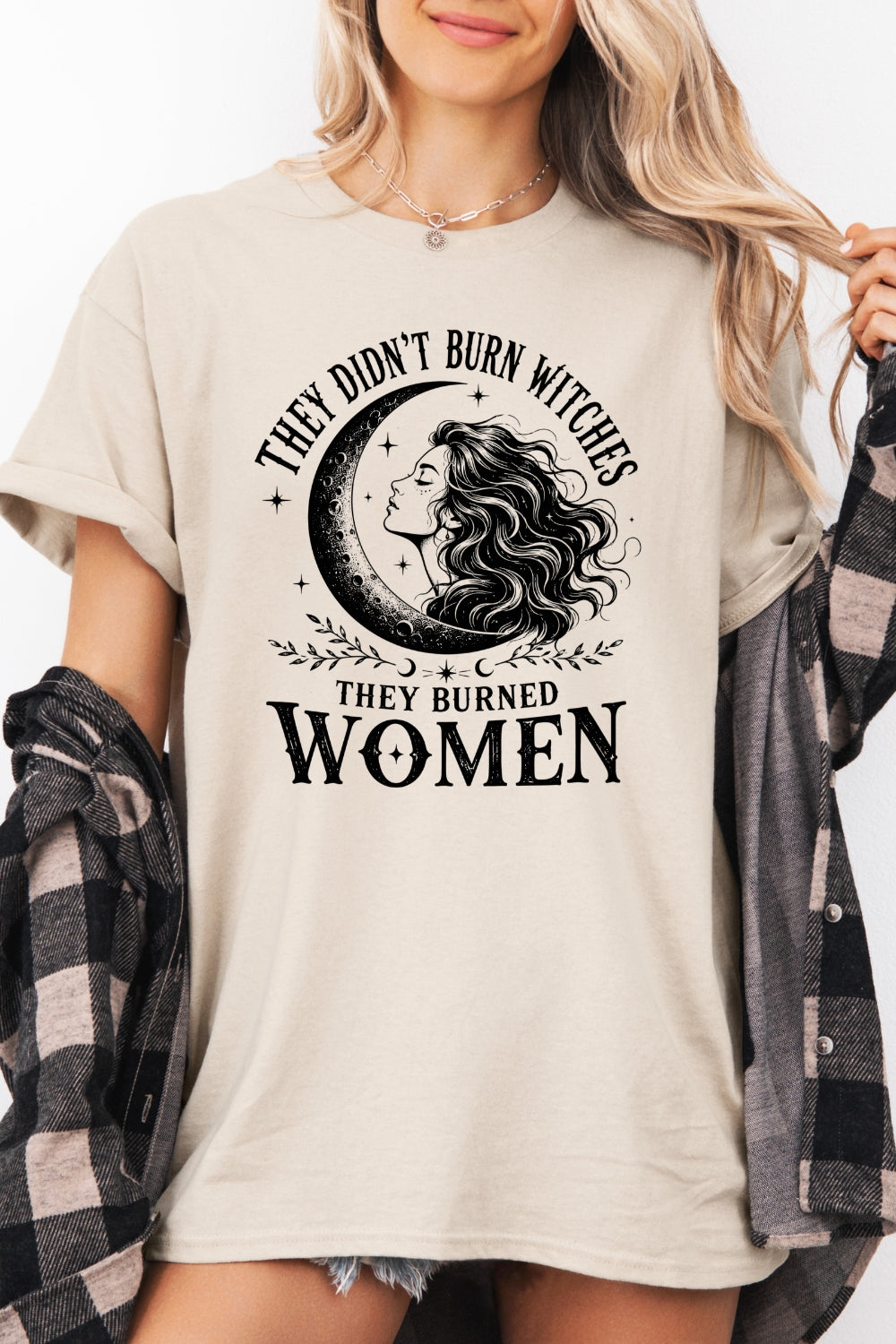 They didn't burn witches moonlight tee