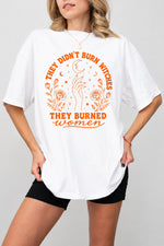 They didn t burn witches rose tee
