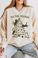 Tis the season cat christmas sweatshirt
