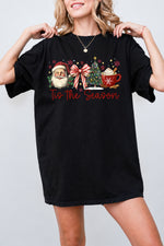 Tis the season retro christmas tee