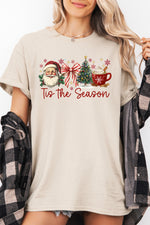 Tis the season retro christmas tee