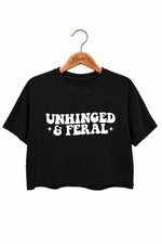 Unhinged and feral crop top