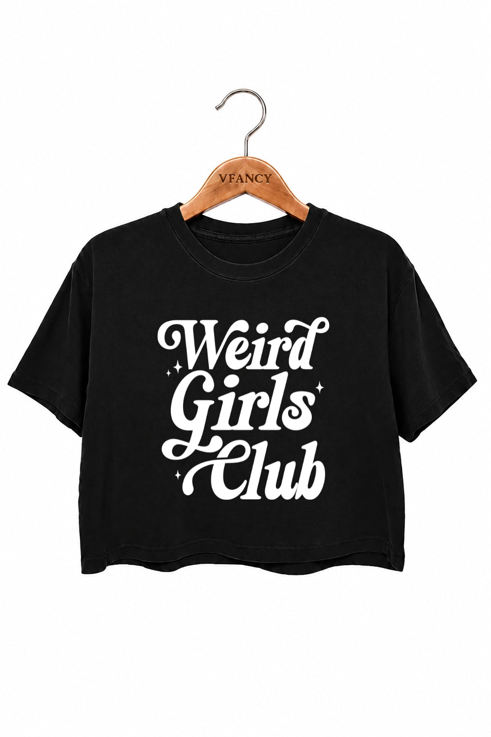 Weird girls club crop top