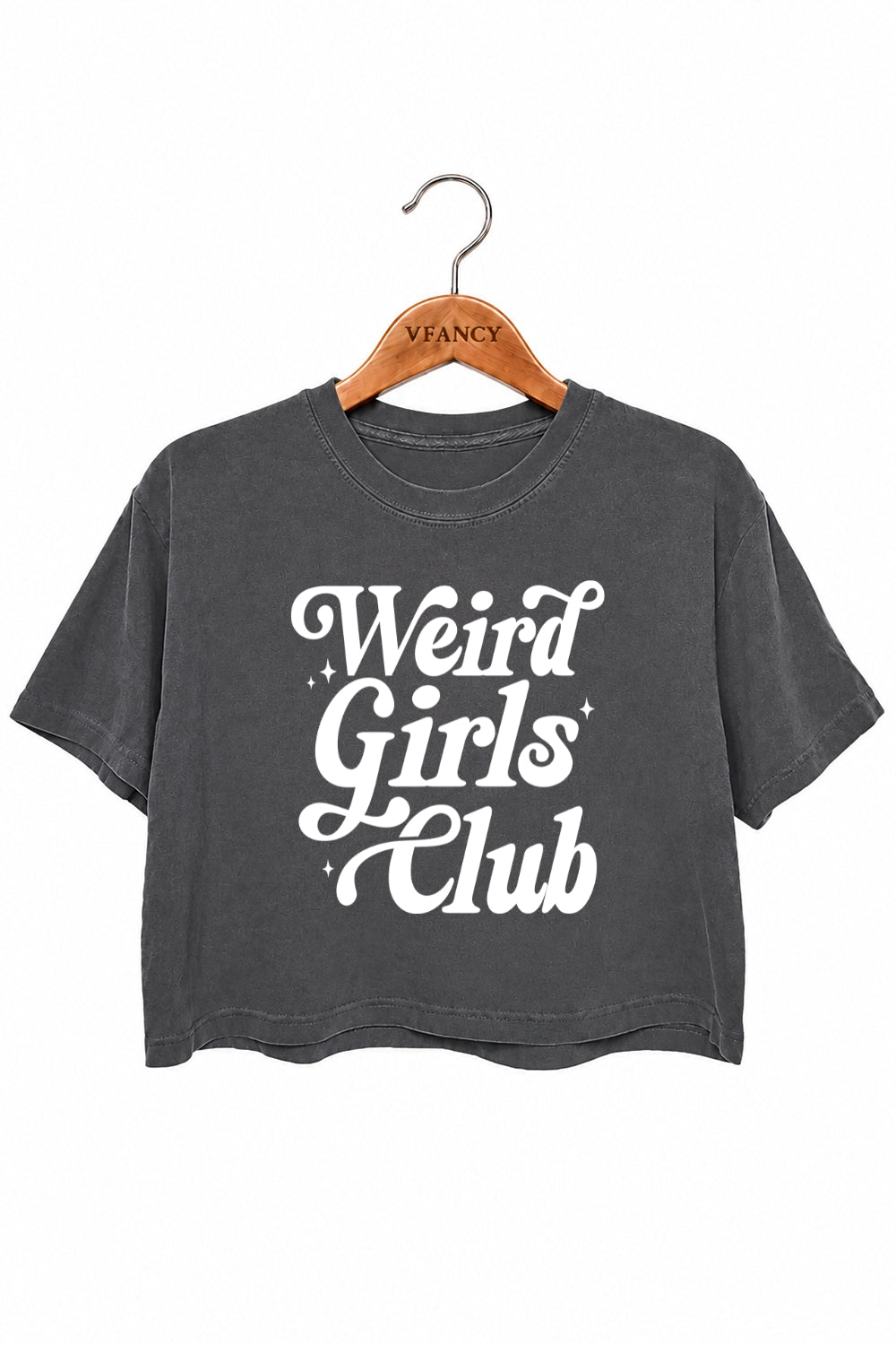 Weird girls club crop top