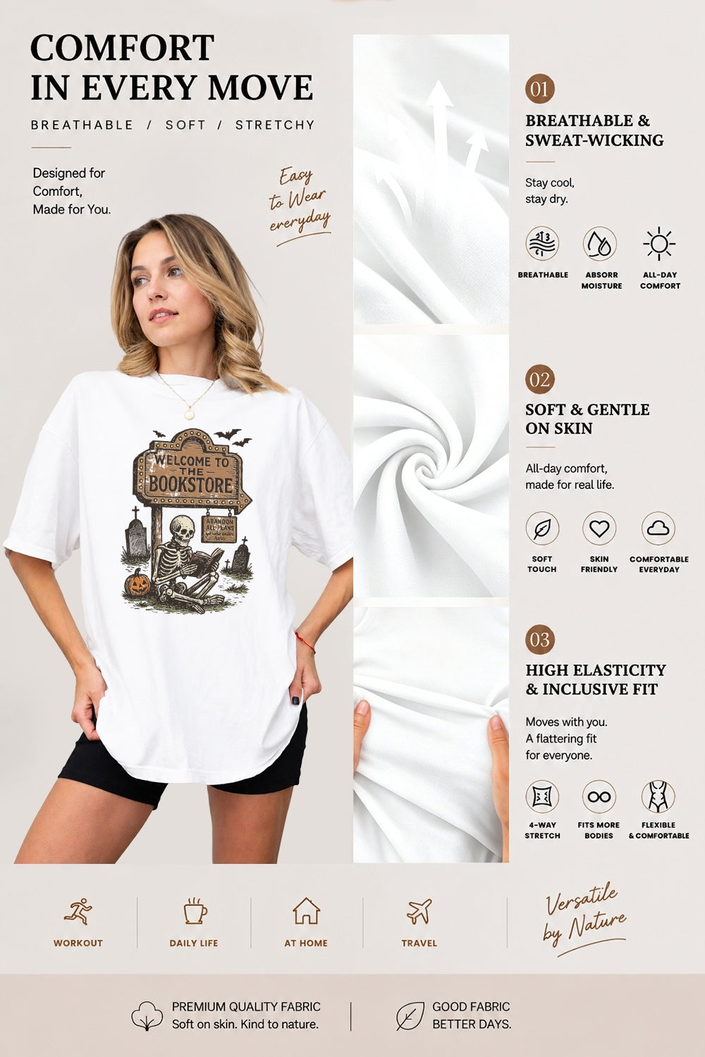 Welcome to the bookstore tee