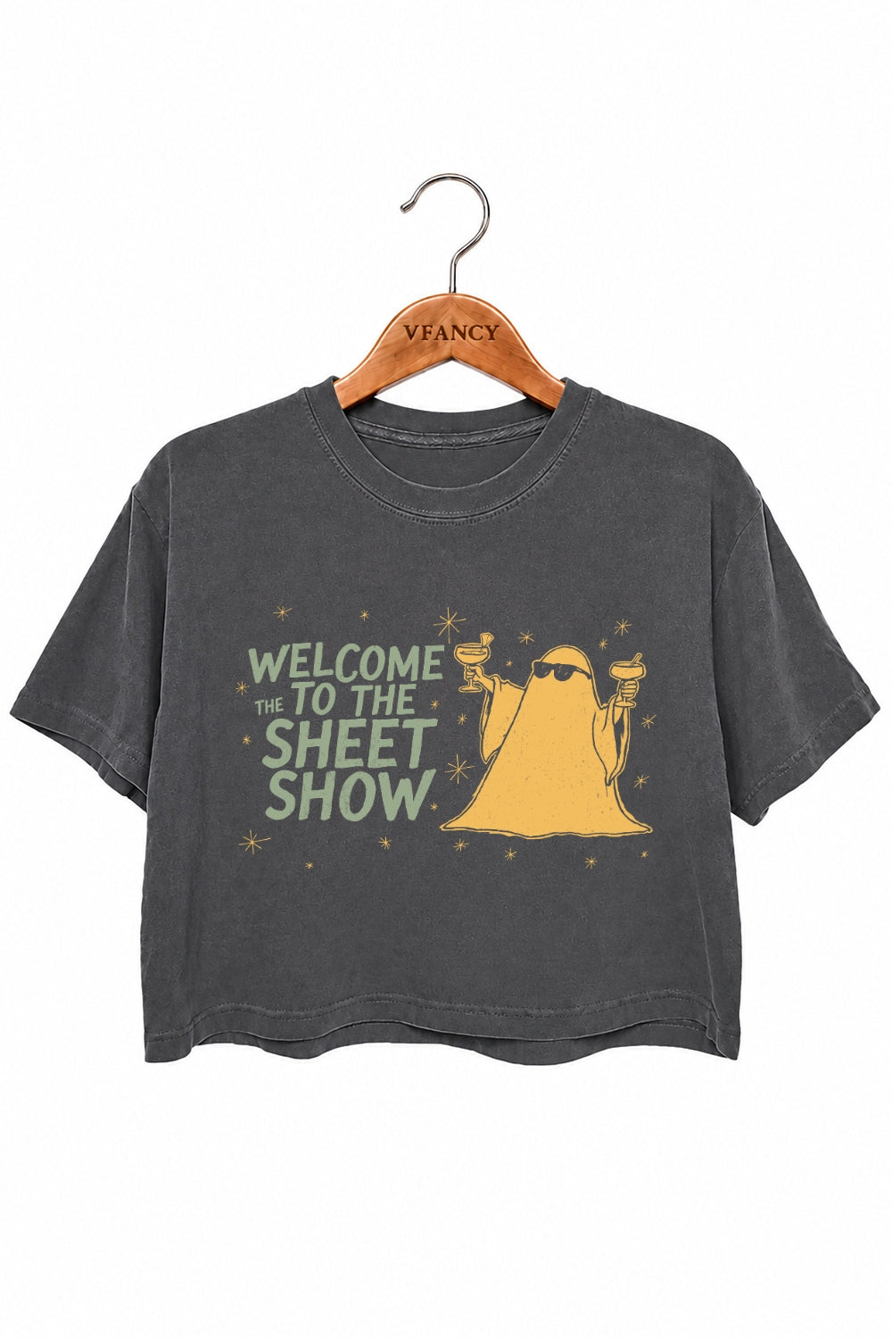Welcome to the sheet show halloween crop top