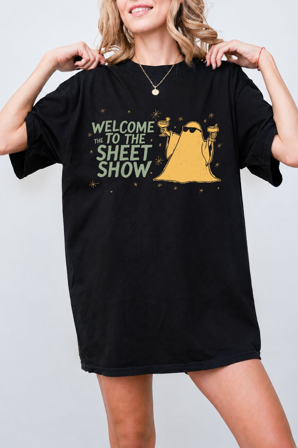 Welcome to the sheet show halloween tee