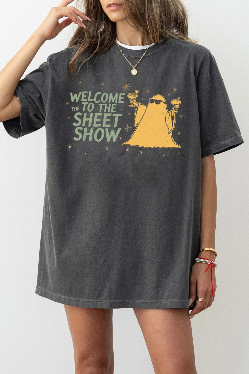 Welcome to the sheet show halloween tee