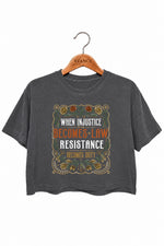 When injustice become law resistance become duty crop top