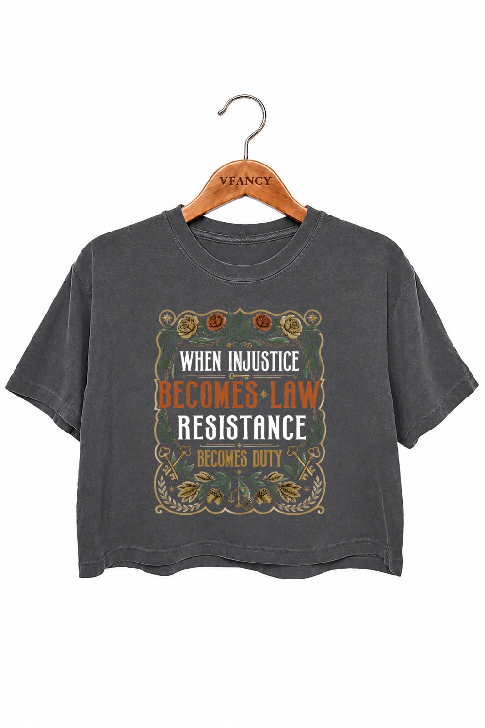 When injustice become law resistance become duty crop top