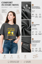 When life gives you lemons crop top