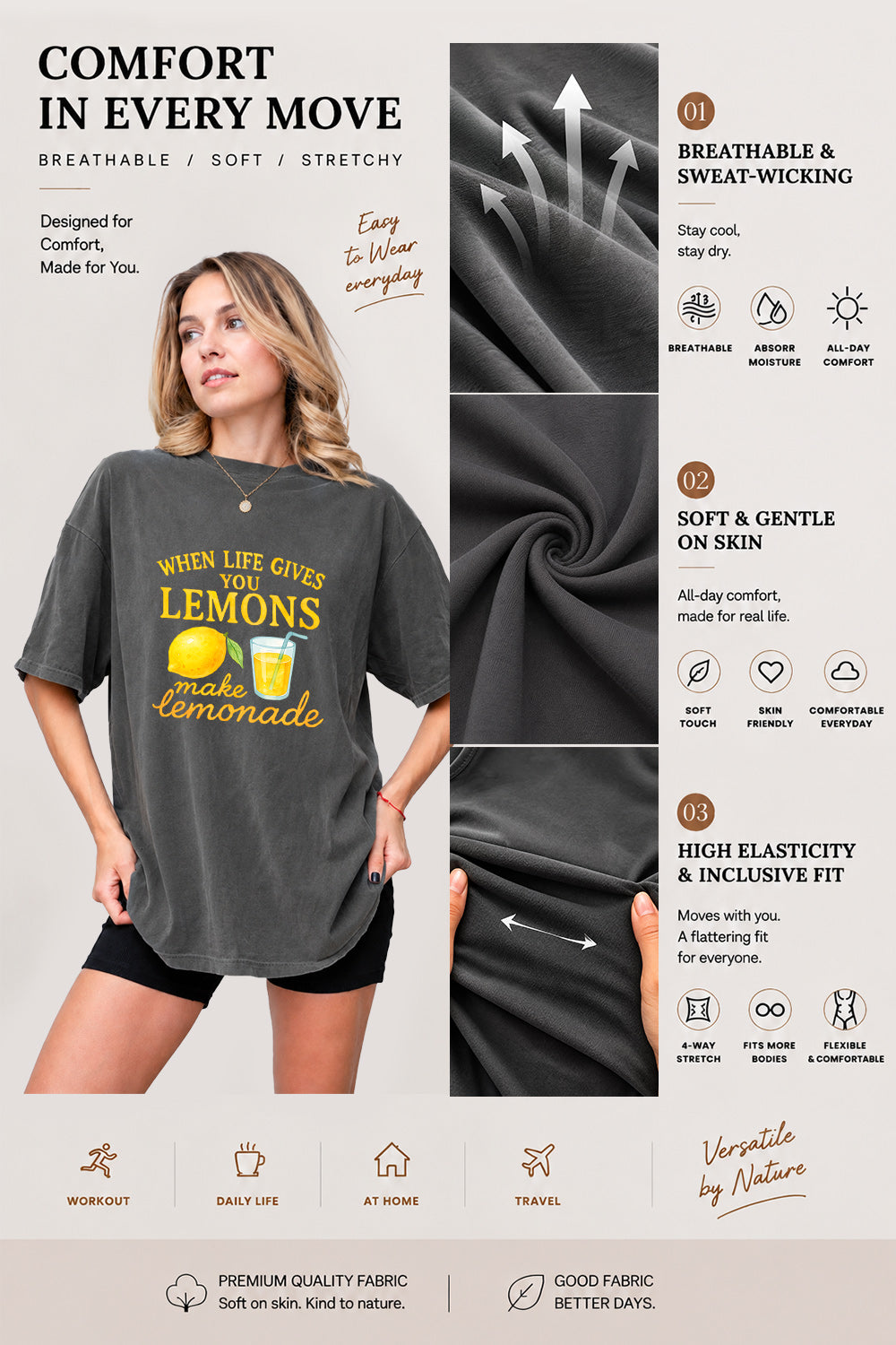 When life gives you lemons tee