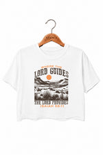 Where the lord guides crop top