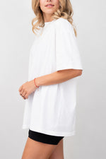 White tee side