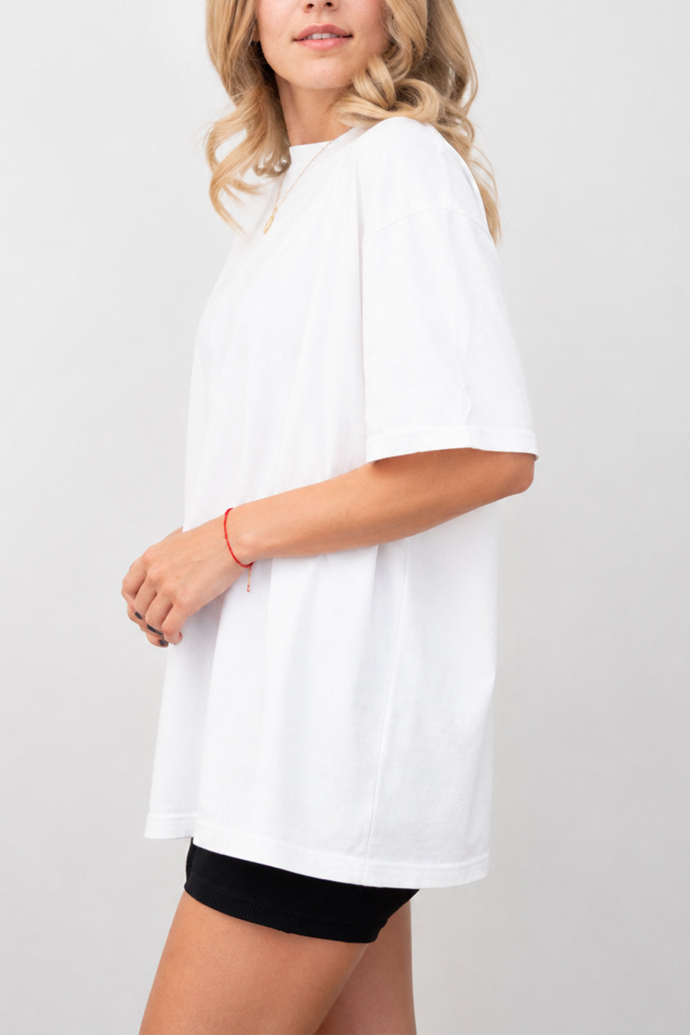 White tee side