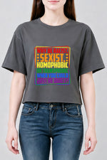 Why be question crop top