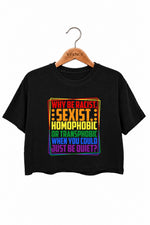 Why be question crop top
