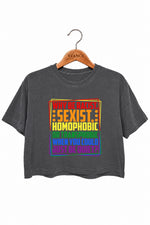 Why be question crop top