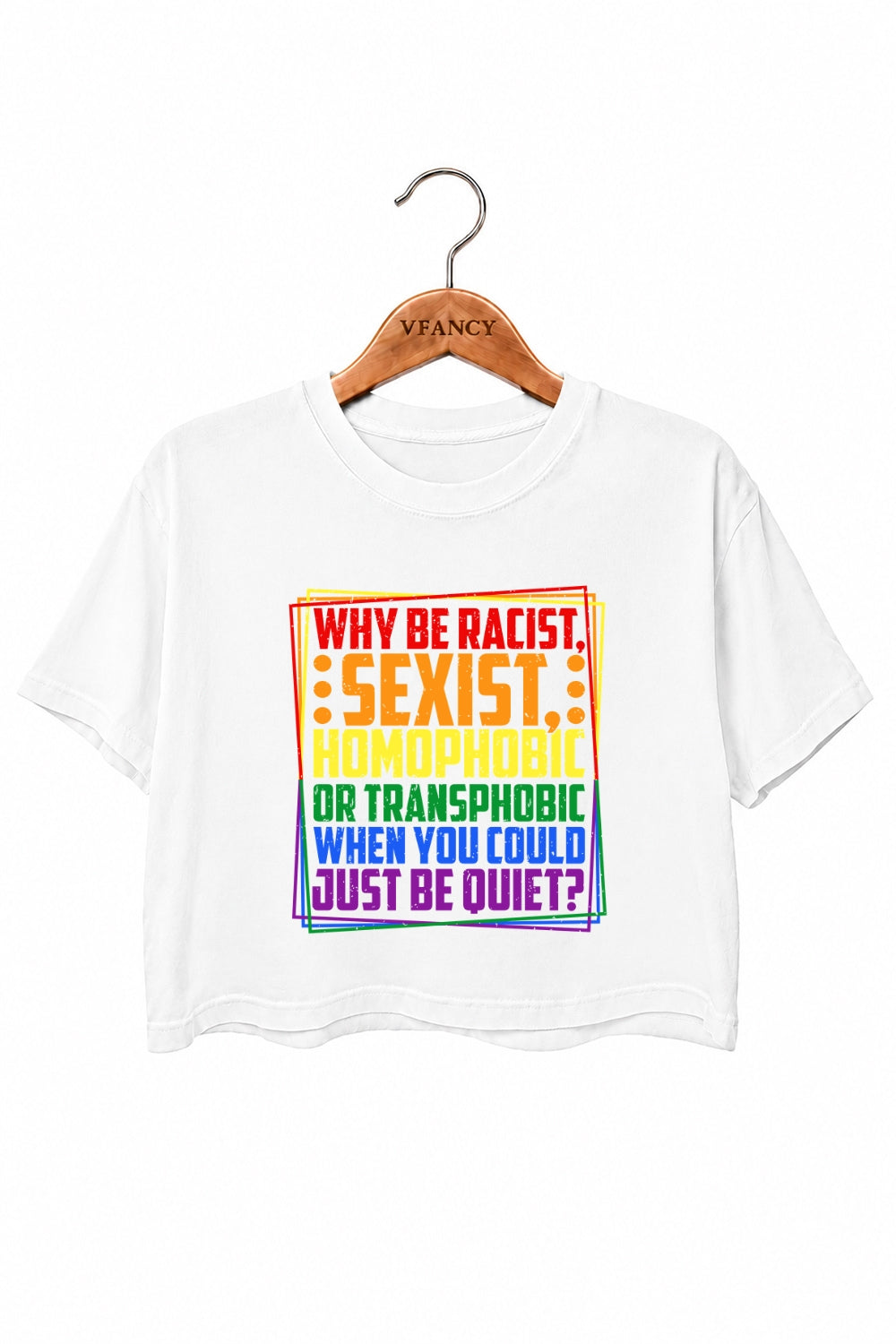 Why be question crop top