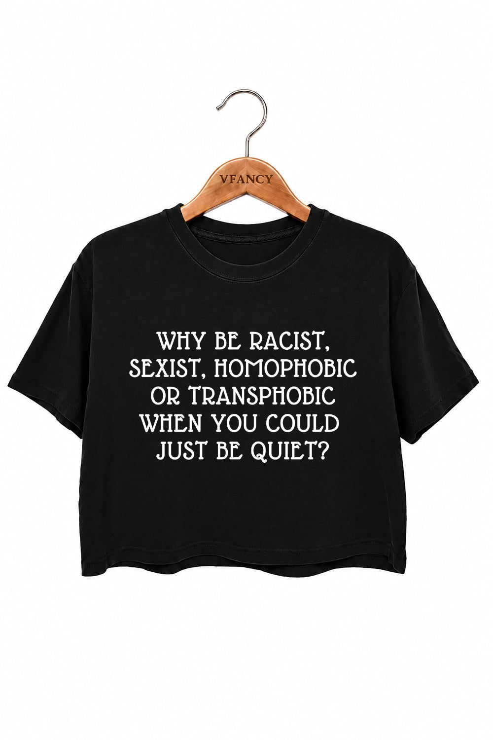 Why be question saying crop top