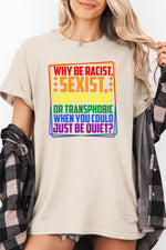 Why be question tee