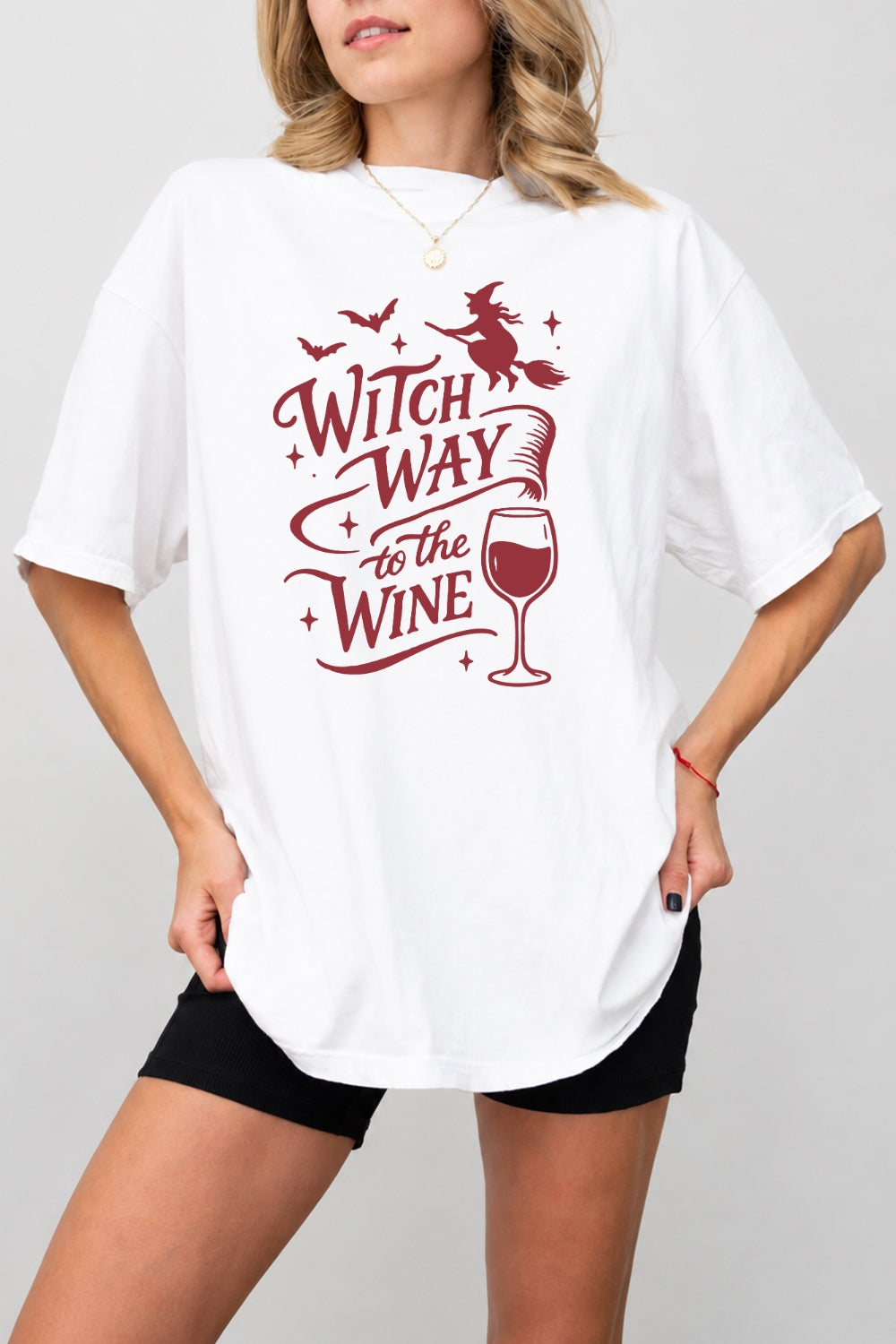 Witch way to the wine tee
