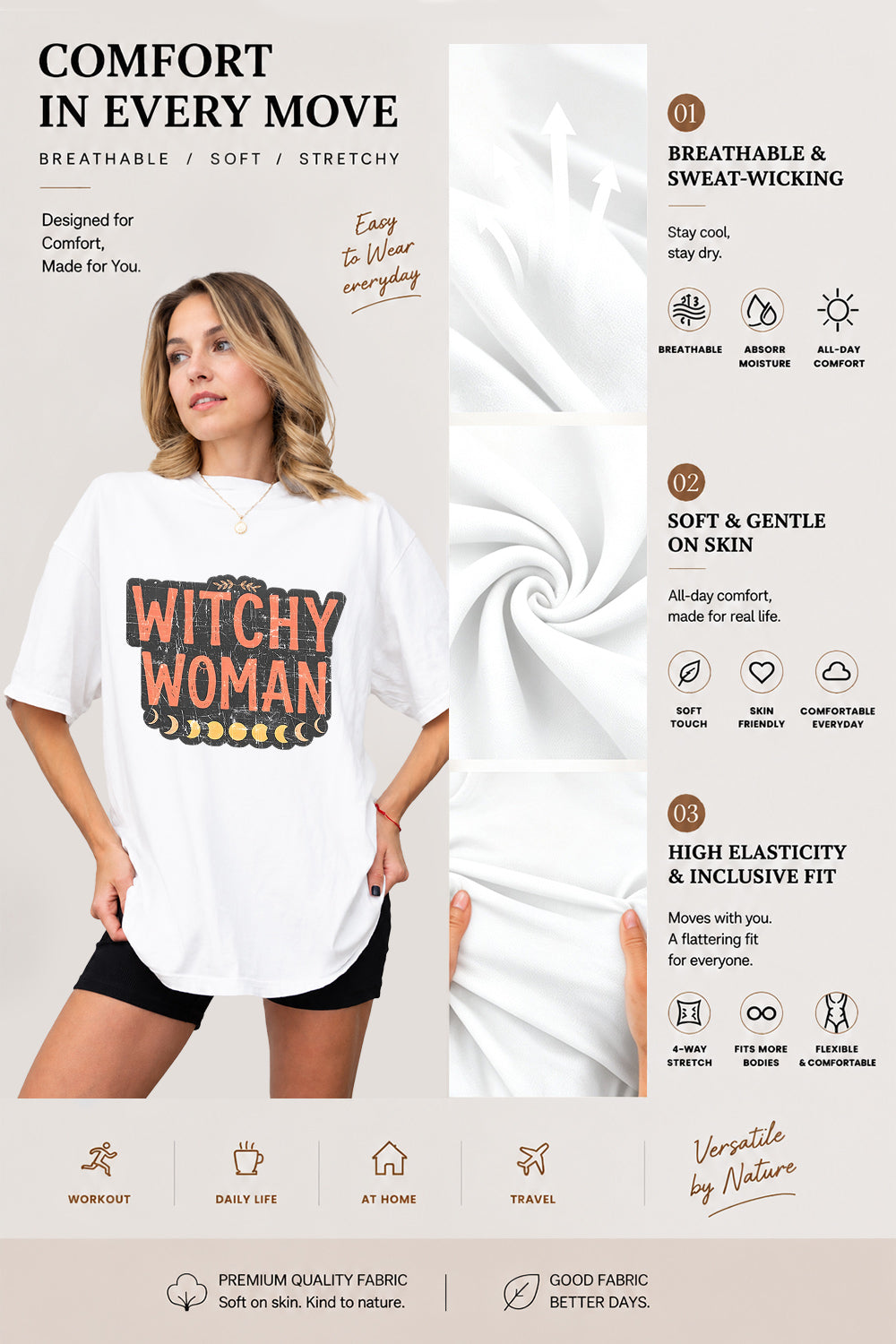 Witch women moon tee
