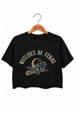Witches be feral crop top