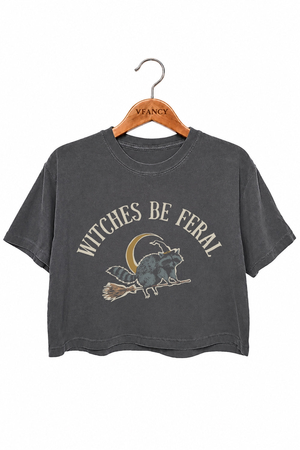 Witches be feral crop top