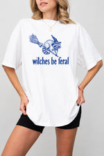 Witches be feral raccoon tee