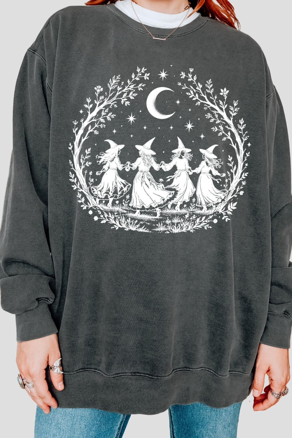 Witches dance in the moonlight sweatshirt
