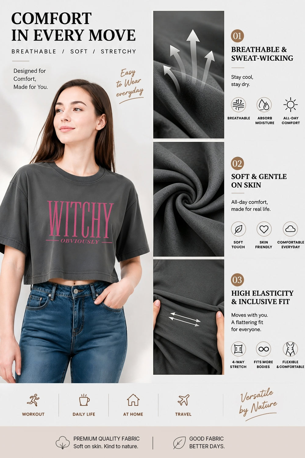 Witchy obviously crop top