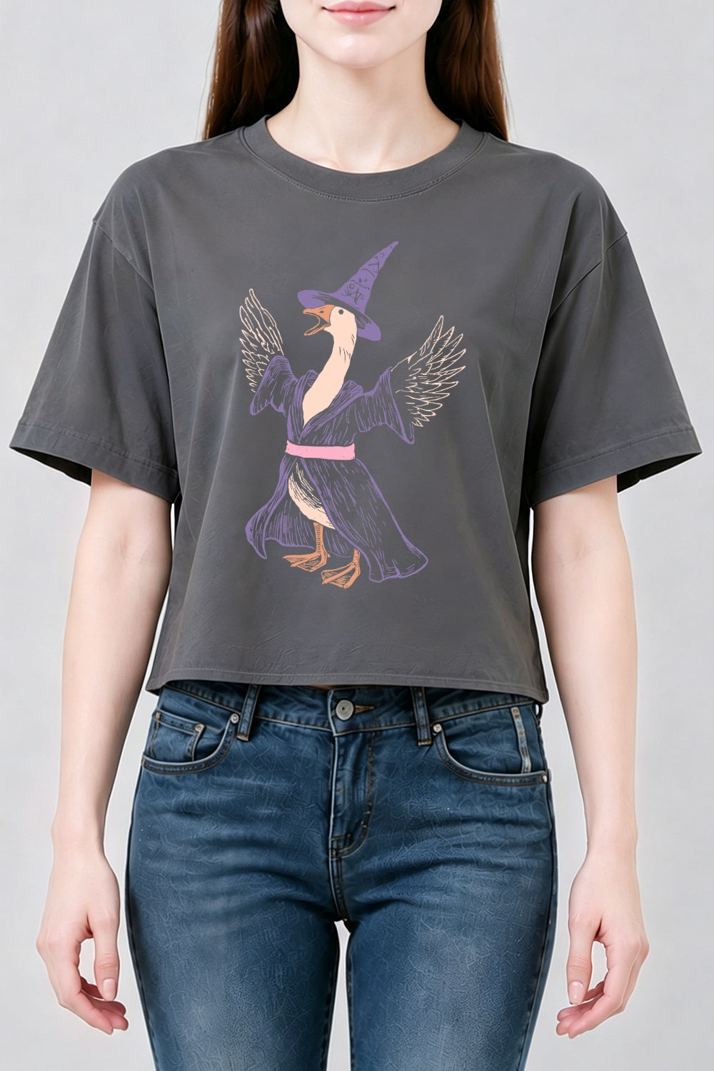 Wizard goose crop top