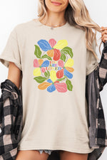 You are loved rainbow floral tee